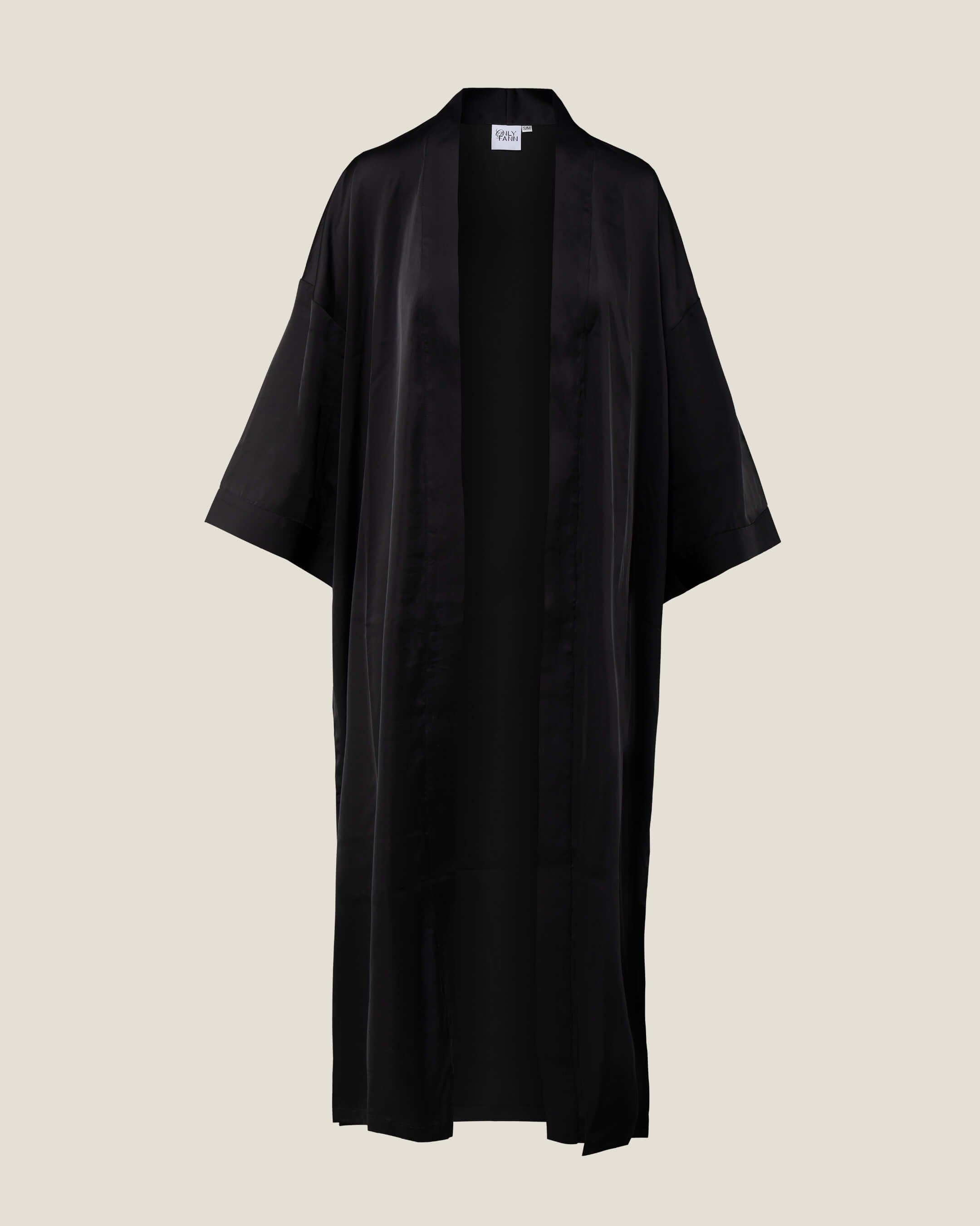 Lux Black Long Kaftan