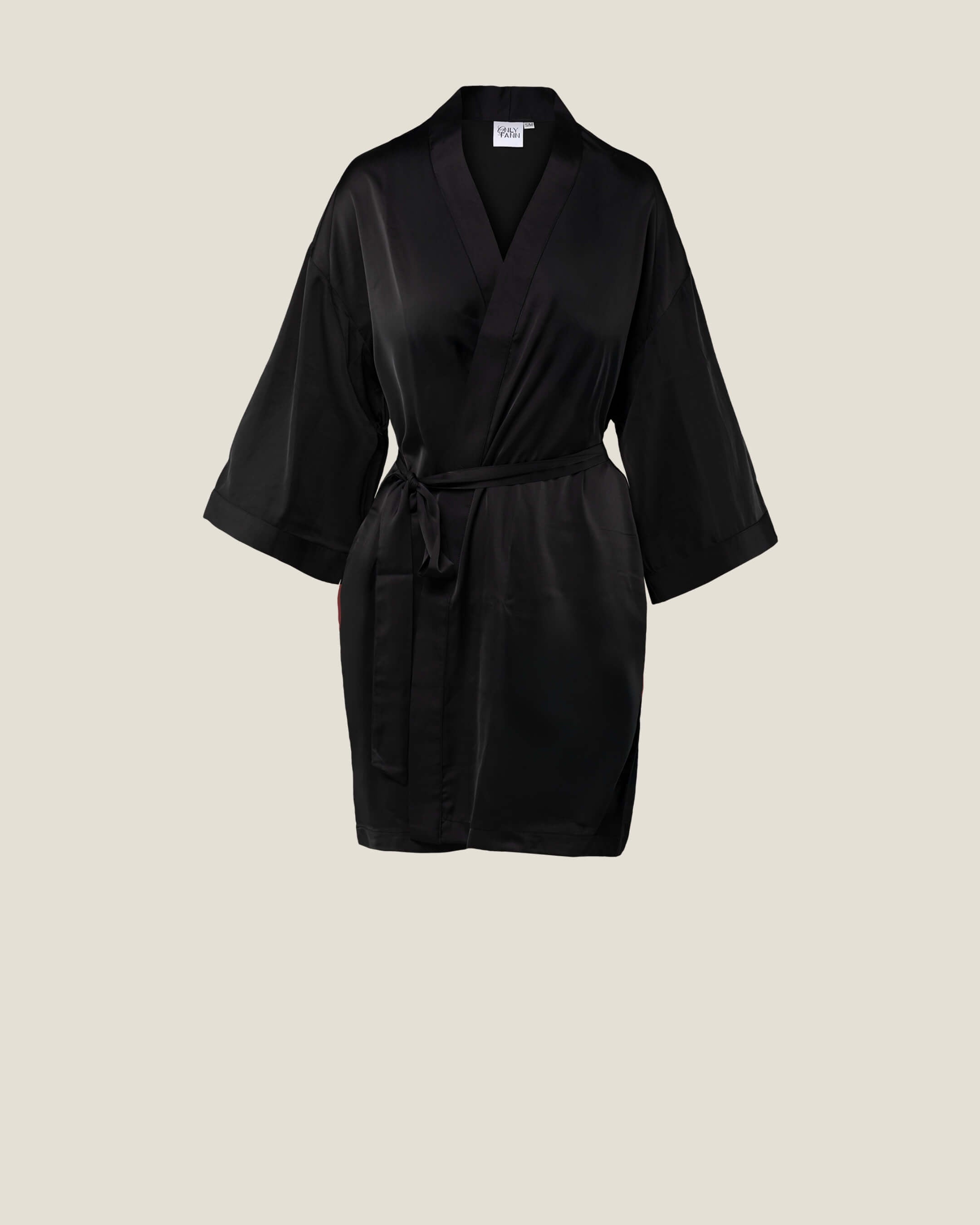 Lux Black Short Kaftan