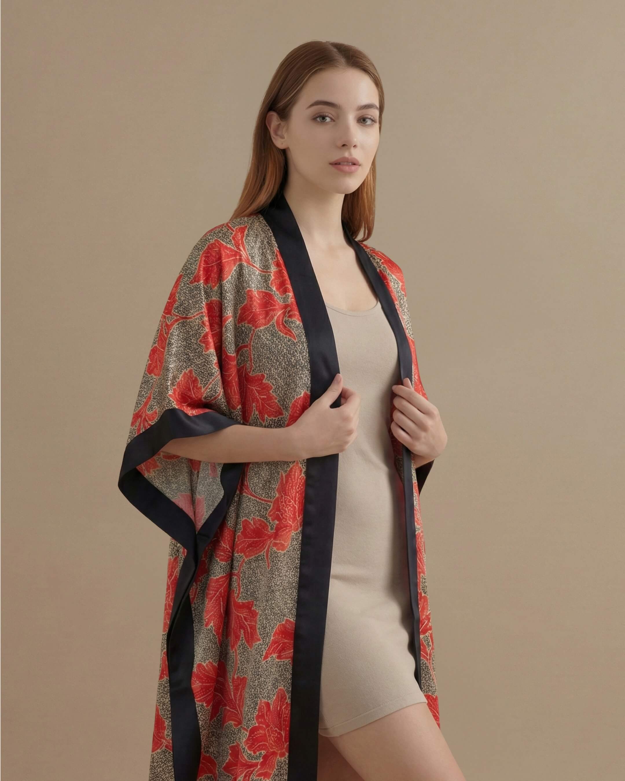 Batik Bloom Kimono