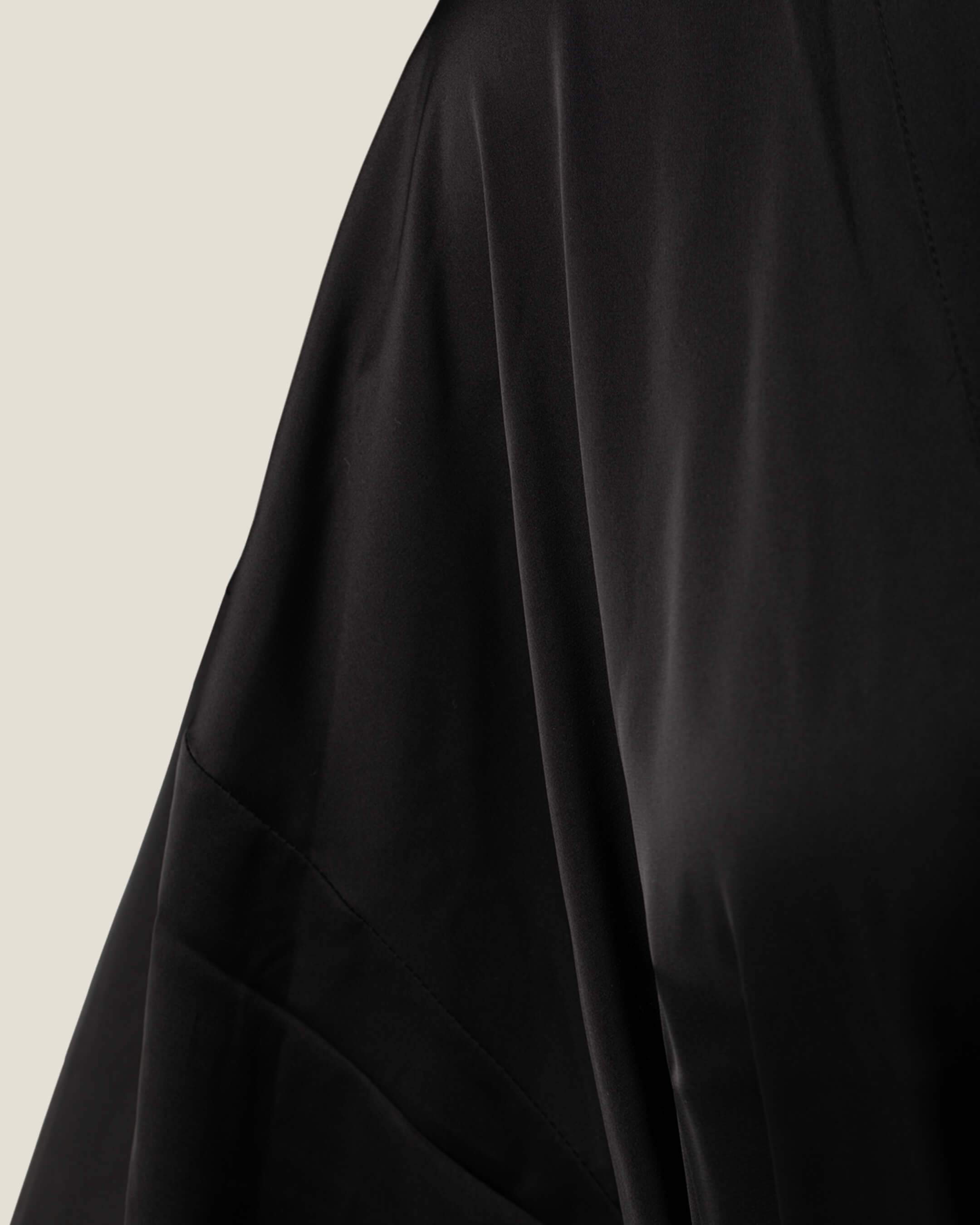 Lux Black Long Kaftan